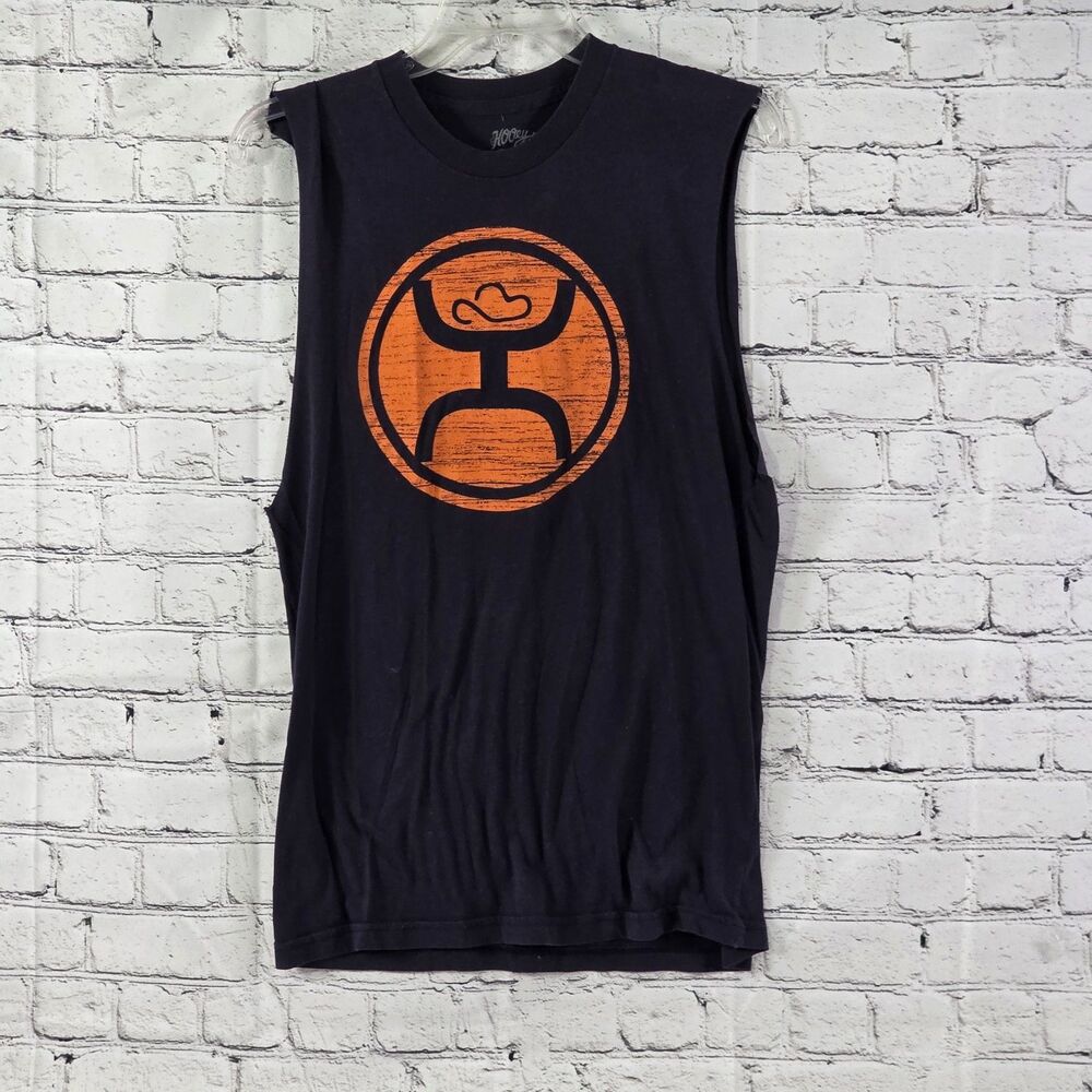 Hooey Men's Medium Black Graphic Tank Top
